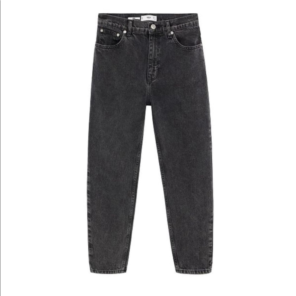 Mango Black Mom Jeans 36 (4)